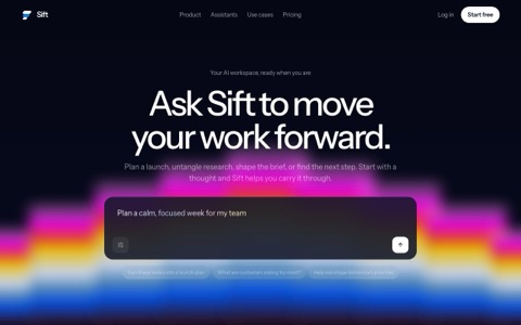 A quiet software workspace interface